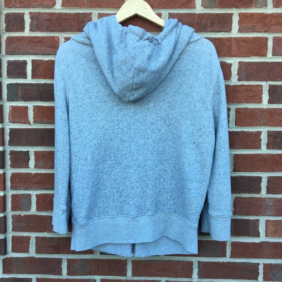 Denim & Supply Ralph Lauren Hoodie Jacket Gray 3/4 sleeves Large - Picture 2 of 10